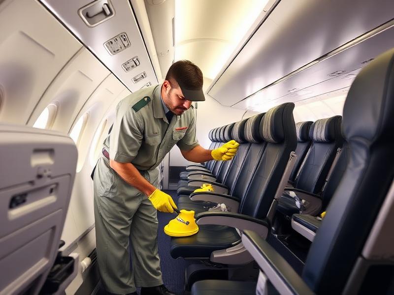 Nettoyage avion